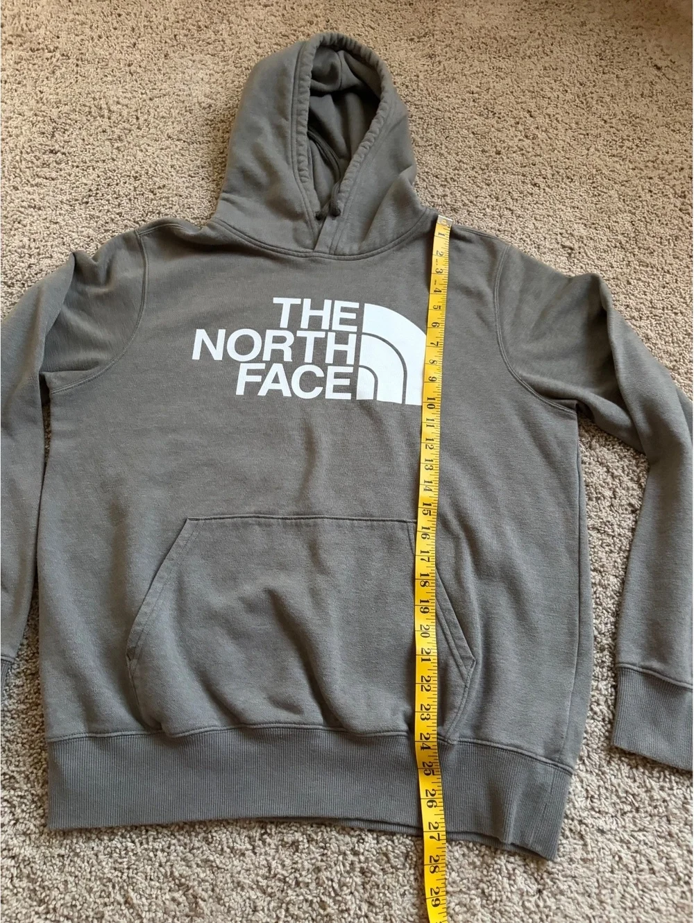 Men's sage green The North Face Half Dome Pullover Hoodie sweatshirt M MEDIUM